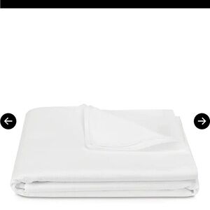 MATOUK EDEN King Pebbled Coverlet White 100% Cotton ITALY NWT Blanket